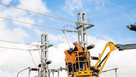 Electrical substation , high-speed line bypassing Nîmes and Montpellier, France © Alstom / TOMA – D. Richard