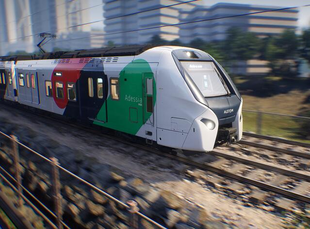 Adessia Max commuter train. Copyright ALSTOM Advanced & Creative Design