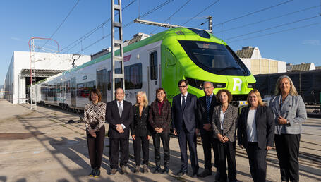 First trains Catalonia team