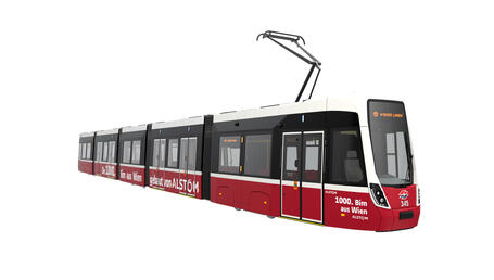 Alstom Flexity tramway for Vienna