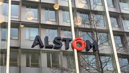 Alstom HQ Kappa building with new logo