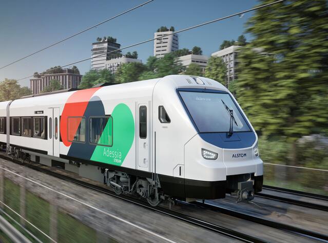 Adessia Stream commuter train. Copyright ALSTOM Advanced & Creative Design