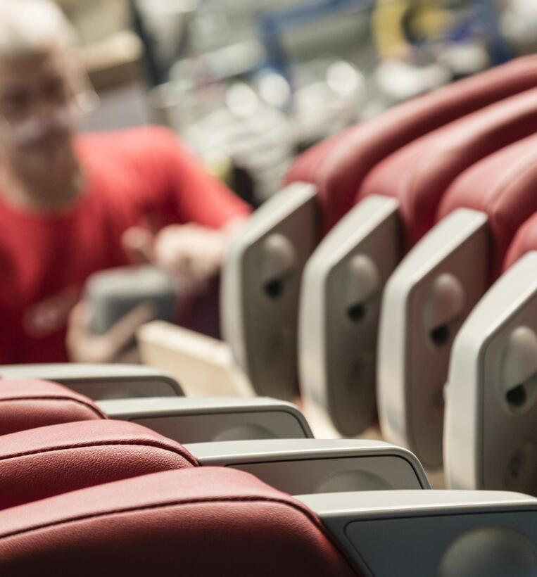 Seat parts in seats production Copyright ALSTOM SA. Arnaud Février