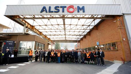 Valmadrera site inauguration in Italy group 