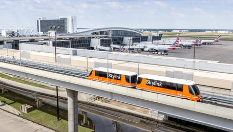 Orange SkyLink APM for Dallas Fort Worth airport 
